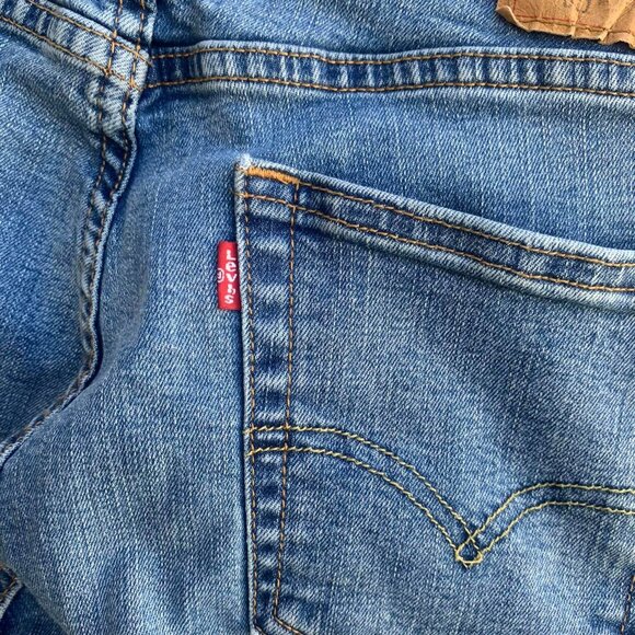 Levi 511 Jeans Men 33X32 Blue Light Wash Everyday Country Western Basic Casual - Picture 6 of 8